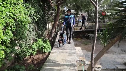 Doruk, tekerlekli sandalyesine kavuştu