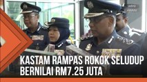 Jabatan Kastam rampas rokok seludup dan Chewing Tobacco