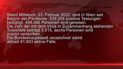 Corona News Wien Stand 23.02.2022