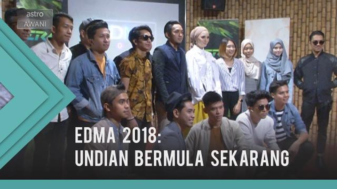 EDMA 2018: Undian bermula sekarang
