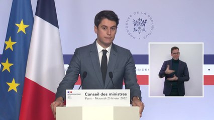 Conseil des ministres du 23 février 2022