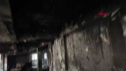 GÜNGÖREN'DE YANGINDA 5 KİŞİNİN HAYATINI KAYBETTİĞİ BİNA YIKILDI