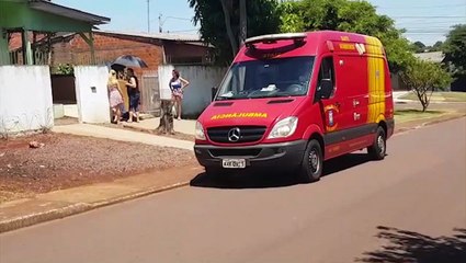 Idoso de 77 anos sofre queda em via pública no Bairro Santa Cruz e fica ferido