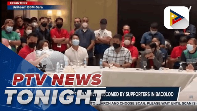 BBM-Sara tandem warmly welcomed by supporters in Bacolod | via Mela Lesmoras