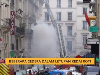 Beberapa cedera dalam letupan kedai roti