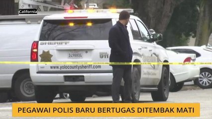 Pegawai polis baru bertugas ditembak mati