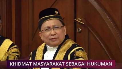 Khidmat masyarakat sebagai hukuman