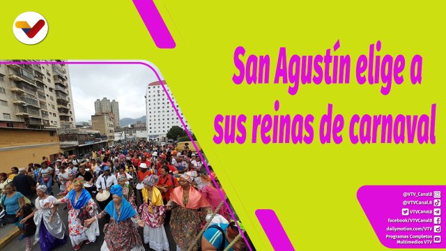 Buena Vibra | Elección de la Reina de Carnaval en la parroquia San Agustín de Caracas