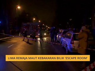Lima remaja maut kebakaran bilik 'escape room'