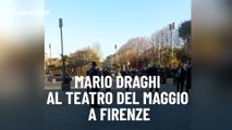 Mario Draghi al Teatro del Maggio a Firenze