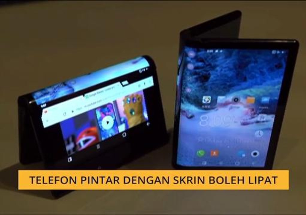 #Bualan 9 Jan: Telefon pintar dengan skrin bole...