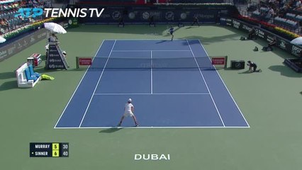 下载视频: Sinner powers past Murray in Dubai