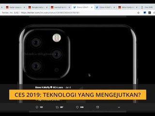 #Bualan 8 Jan: CES 2019: Teknologi yang mengejutkan?