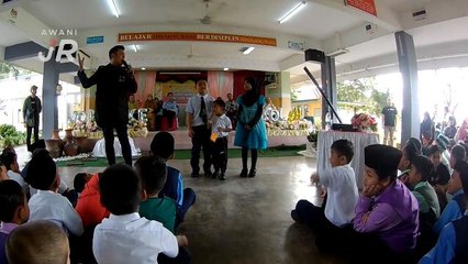 #AWANIJr:  Kejutan Pak Nil ceriakan murid SK Seberang Dungun