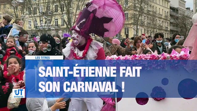 À LA UNE : 21 nouveaux policiers seront présents cette année dans la circonscription de Saint-Etienne. 14 d'entre eux seront mobilisés qu'à Saint-Etienne / Retour du Carnaval dans les rues / L'entraîneur de l'AS Saint-Etienne, Pascal Dupraz est l'invité