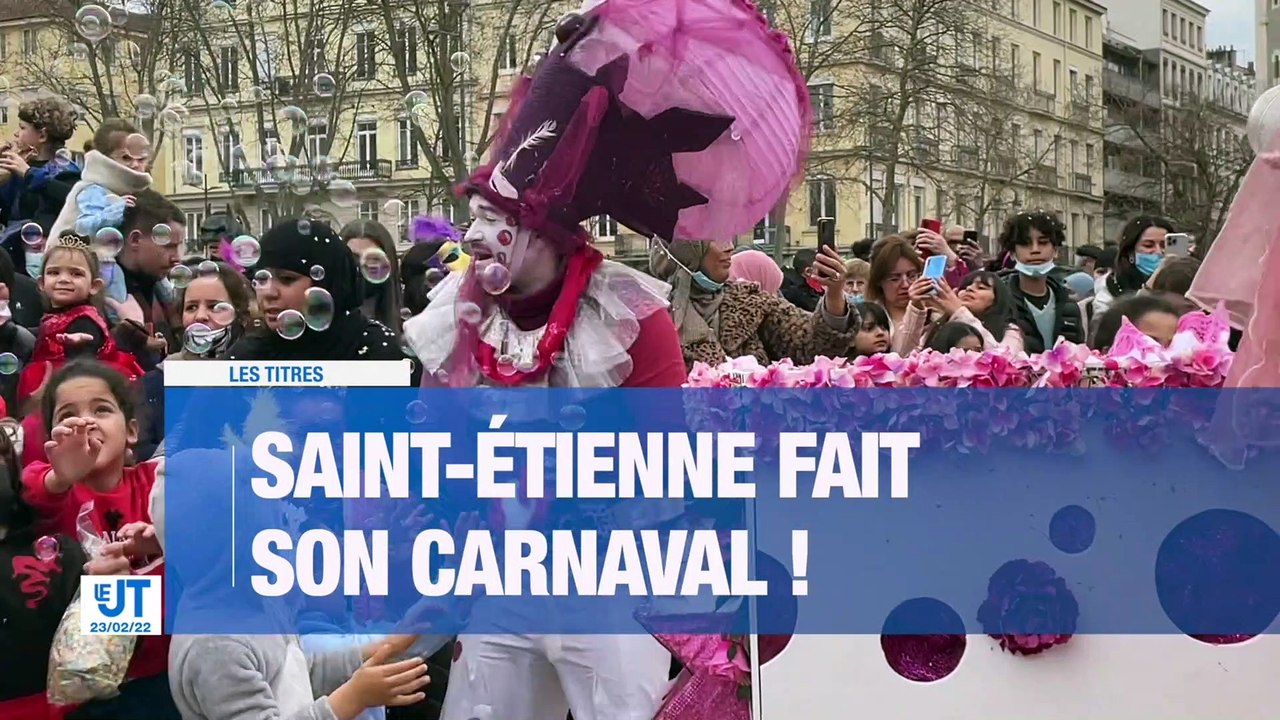 À LA UNE : 21 nouveaux policiers seront présents cette année dans la circonscription de Saint-Etienne. 14 d'entre eux seront mobilisés qu'à Saint-Etienne / Retour du Carnaval dans les rues  / L'entraîneur de l'AS Saint-Etienne, Pascal Dupraz est l'invité