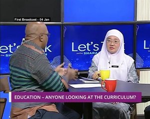 Let's Talk: Education - Anyone Looking at the Curriculum?