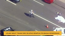 Lelaki maut tikam diri selepas rempuh pelbagai kenderaan