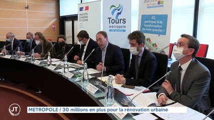 MÉTROPOLE / 30 millions en plus pour la rénovation urbaine