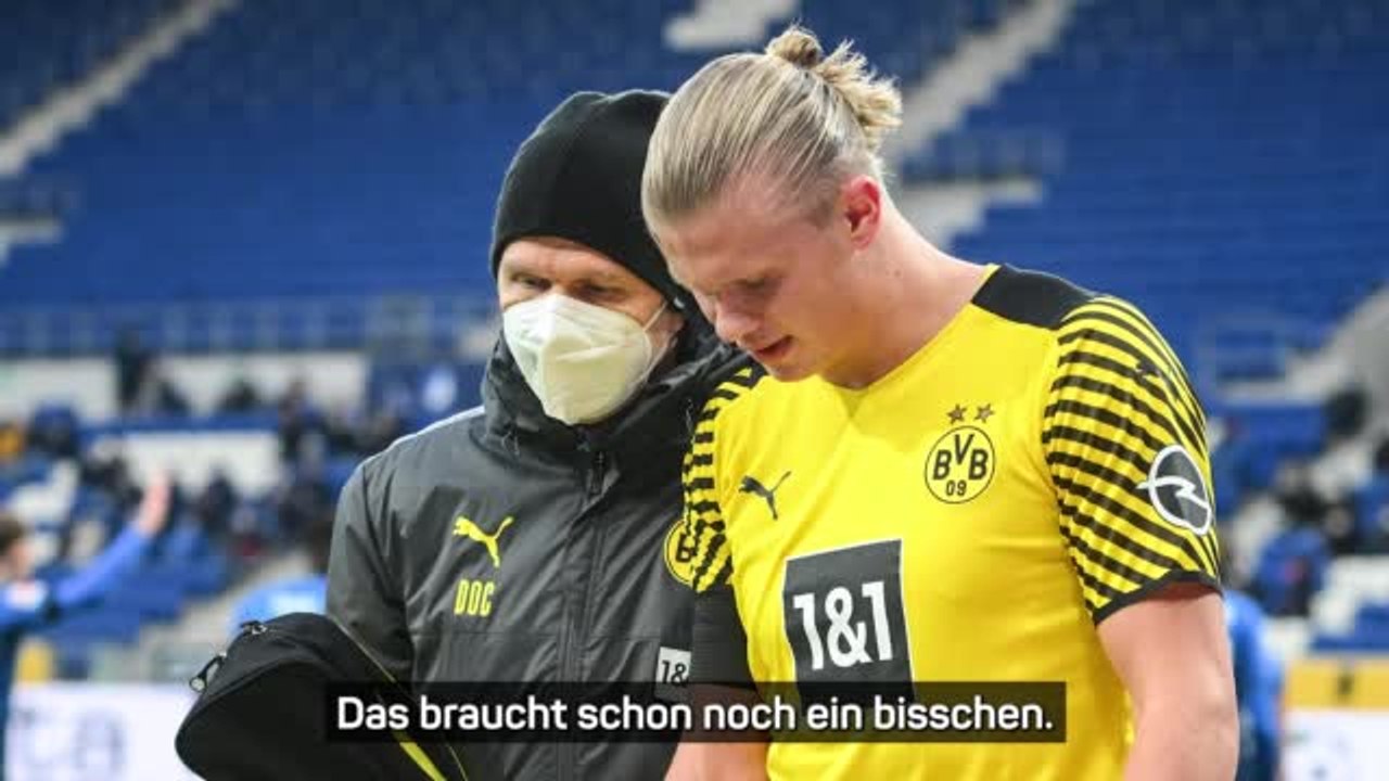 Rose: 'Haaland weit weg von 100 Prozent'