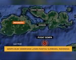 Gempa bumi sederhana landa rantau Sumbawa, Indonesia