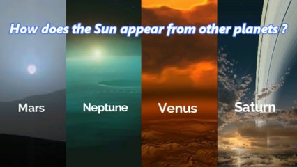 The Sun from other planet hindi | अन्य ग्रहों से सूर्य कैसा दीखता है? | CosmoPedia Hindi