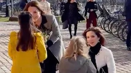 Kate & Princess Mary melt hearts as future Queens share touching moment with adoring kids