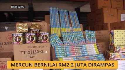 Mercun bernilai RM2.2 juta dirampas
