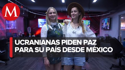 "Queremos paz" comunidad ucraniana en México
