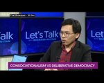 Consociationalism vs deliberative democracy