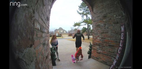 3-Year-Old Determined to Win Scooter Race Falls