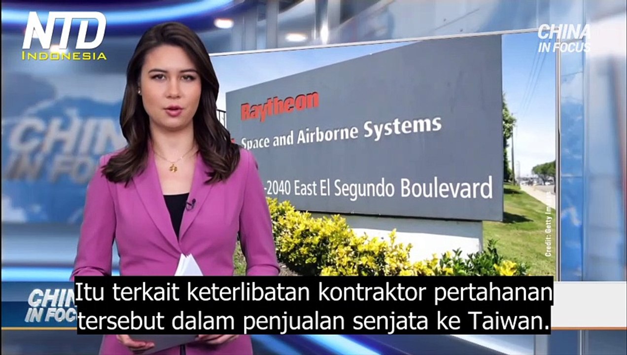 Sanksi Tiongkok pada Perusahaan Penjual Senjata ke Taiwan