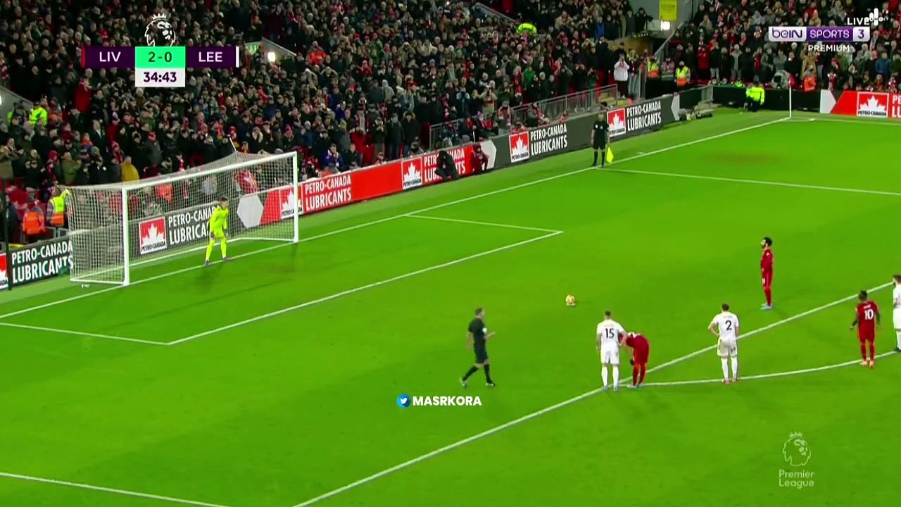 هدف صلاح الثاني في ليدز والثالث لليفربول