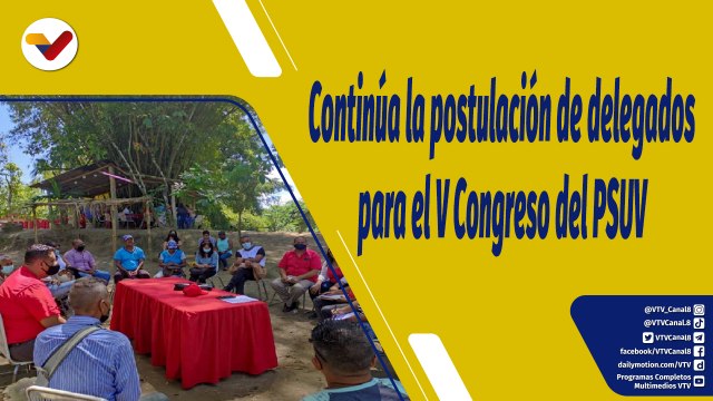 Punto de Encuentro | Continúa el proceso de postulación de aspirantes al V Congreso del PSUV
