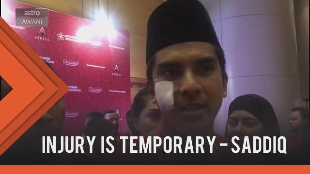 Kecederaan ini sementara - Syed Saddiq