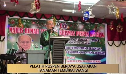 AWANI - Sarawak: Pelatih PUSPEN berjaya usahakan tanaman tembikai wangi