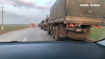 Donbas'ta tansiyon yüksek! Yüzlerce Rus askeri aracı böyle ilerledi!