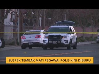 Suspek tembak mati pegawai polis kini diburu