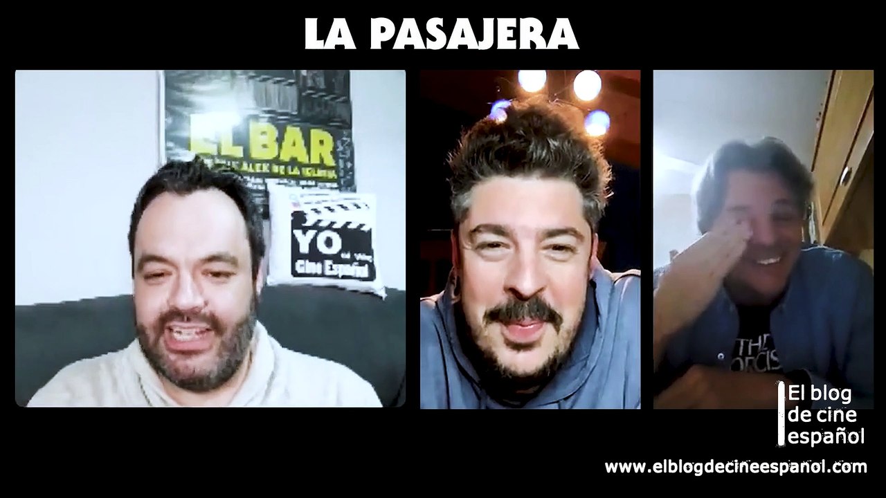 Entrevista a Fernando Gonz´ález Gómez y Raúl Cerezo, codirectores de la película "La pasajera", protagonizada por Ramiro Blas,  Cecilia Suárez, Paula Gallego, Cristina Alcázar y Yao Yao