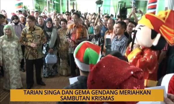 Kalendar Sarawak: Tarian singa dan gema gendang meriahkan sambutan krismas