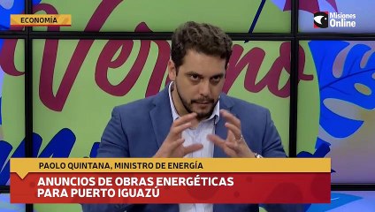 Anuncios de obras energéticas para Puerto Iguazú