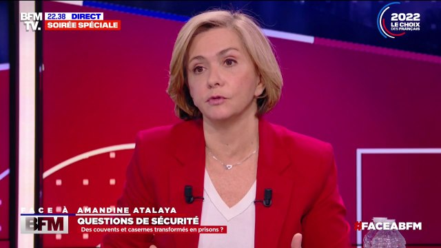 Valérie Pécresse: Aujourd'hui, les courtes peines ne sont pas exécutées parce que les prisons sont pleines