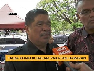 Tiada konflik dalam Pakatan Harapan - Mohamad Sabu