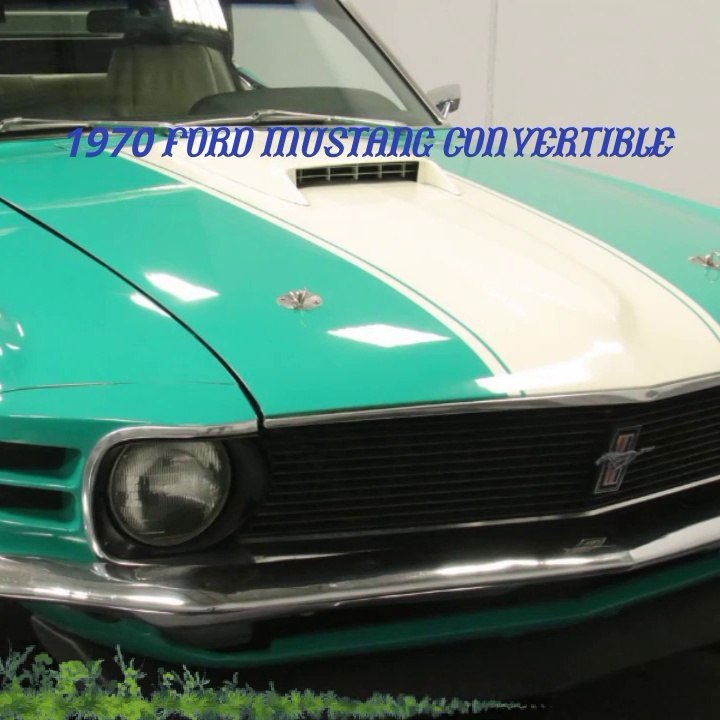1970 FORD MUSTANG CONVERTIBLE . Classic cars