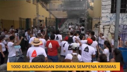 1000 gelandangan diraikan sempena Krismas