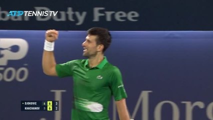 Download Video: Djokovic downs Khachanov to reach Dubai quarters