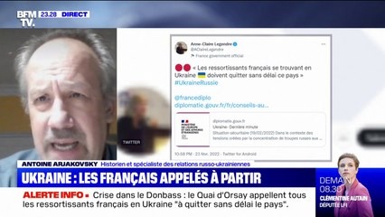 Ukraine: l'historien Antoine Arjakovsky juge "prudent" l'appel lancé aux ressortissants français