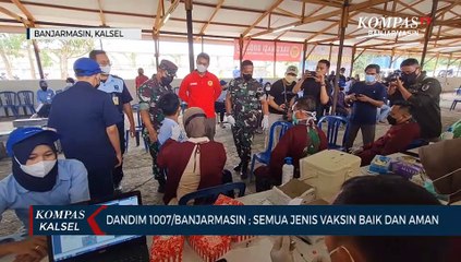 Dandim 1007/Banjarmasin Imbau Jangan Ragu Bervaksin : Semua Jenis Vaksin itu Baik, Aman dan Halal