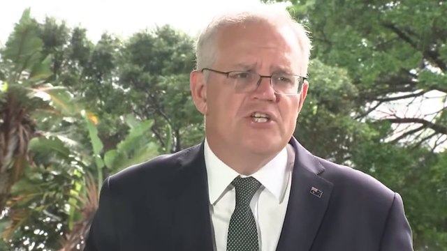 'Once again our thoughts are with Ukraine', Prime Minister Scott Morrison on Russian sanctions | February 24, 2022 | ACM