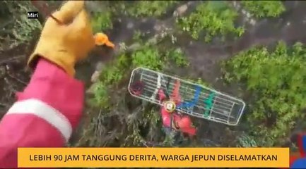 Lebih 90 jam tanggung derita, warga Jepun diselamatkan